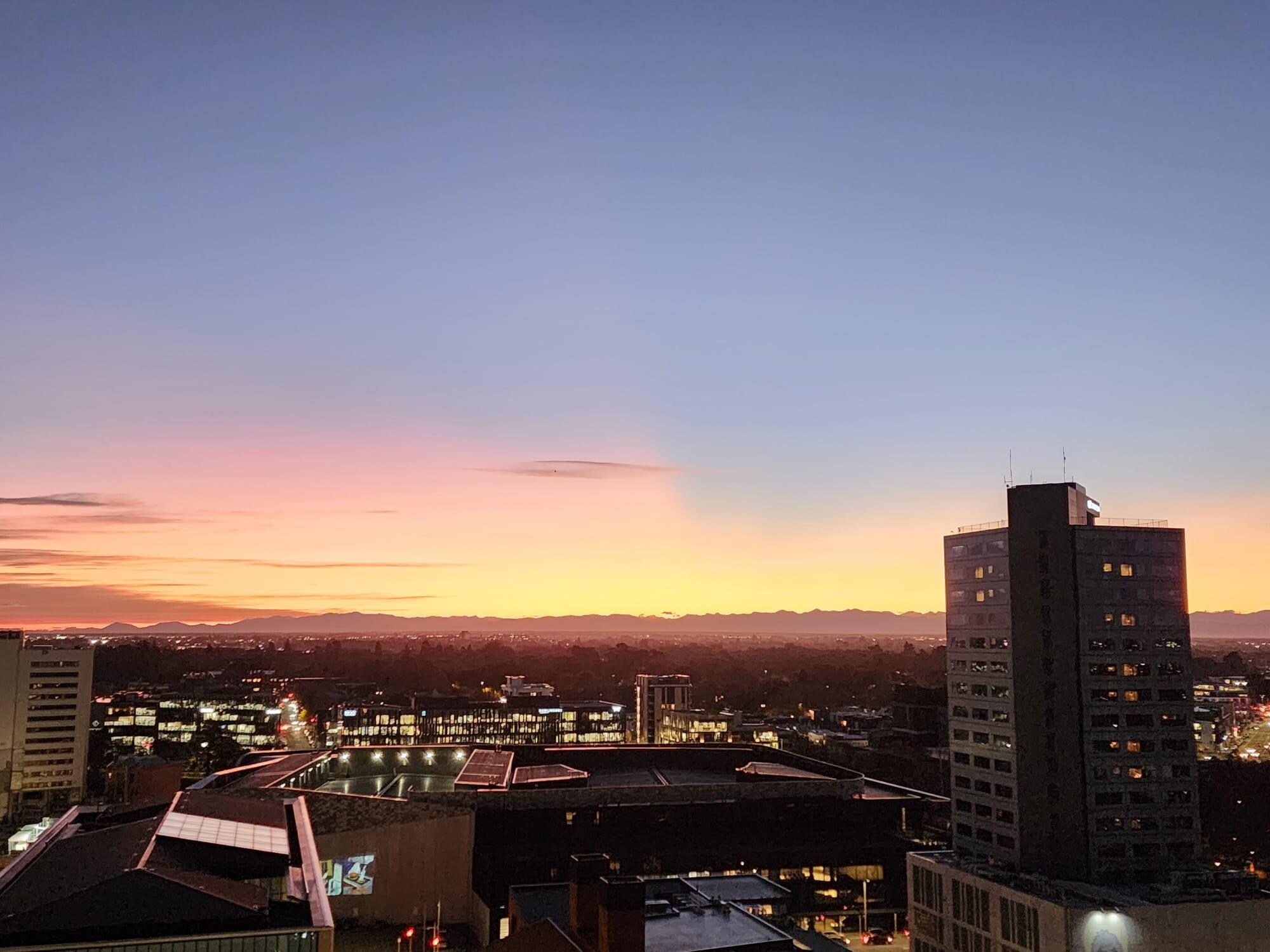 View from balcony