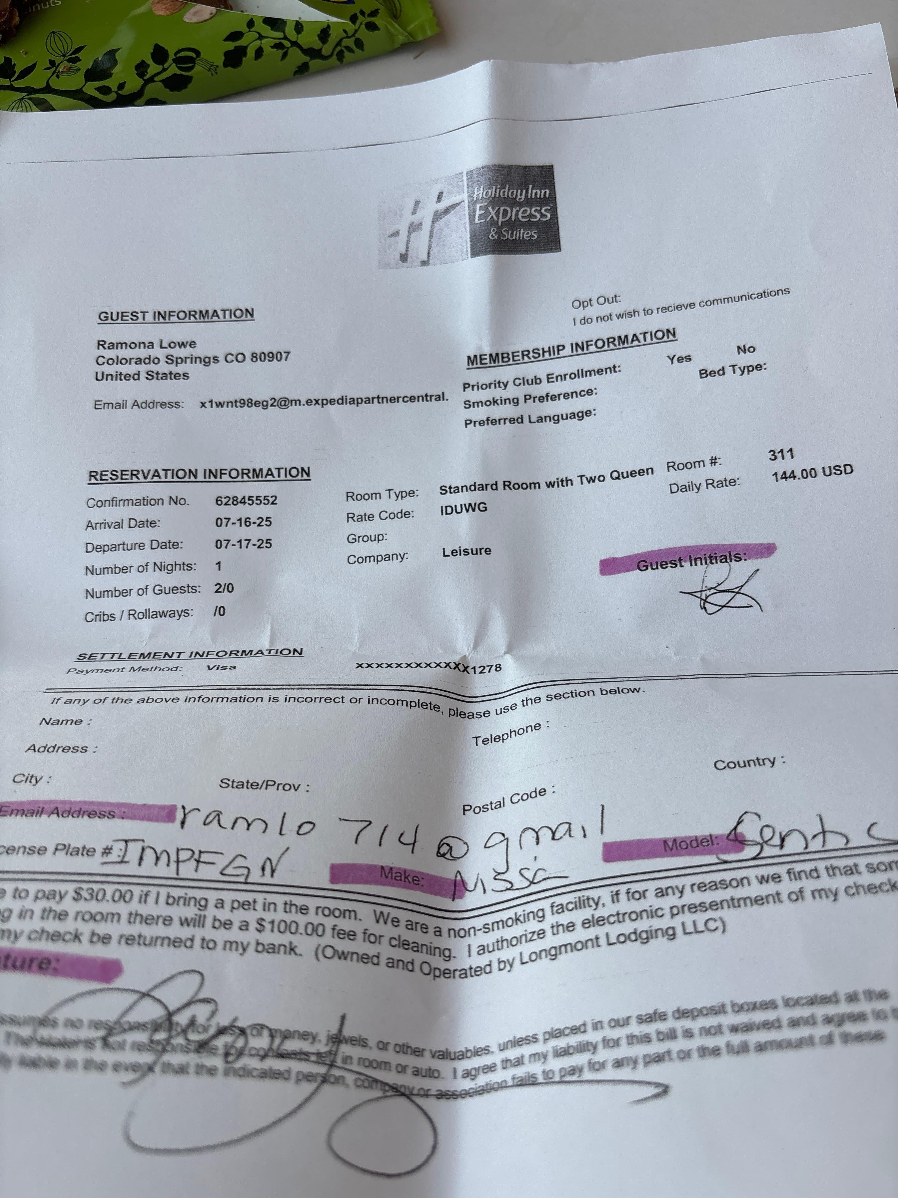 Check in: price $144