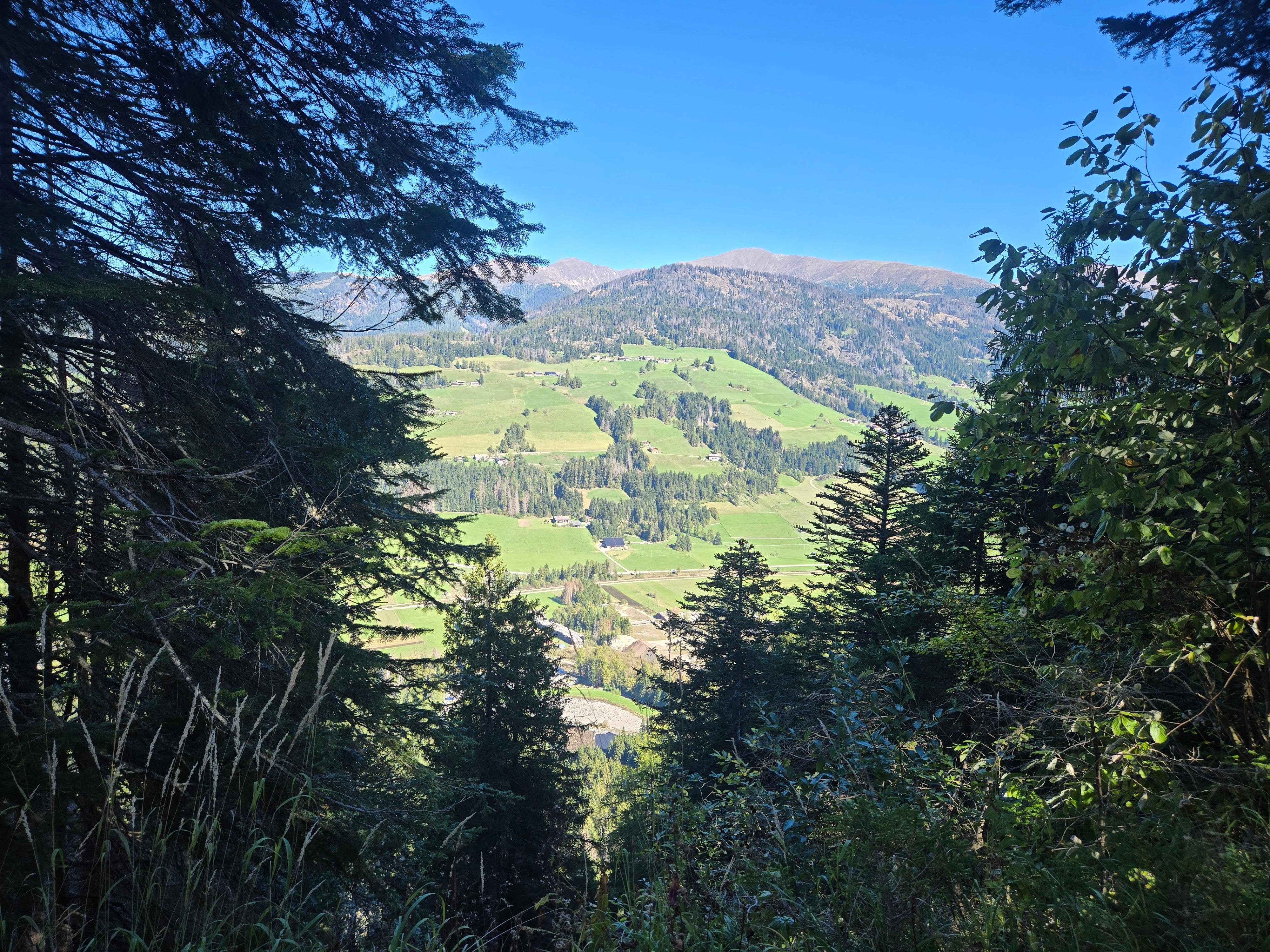 View from hike next to property