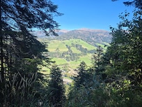 View from hike next to property