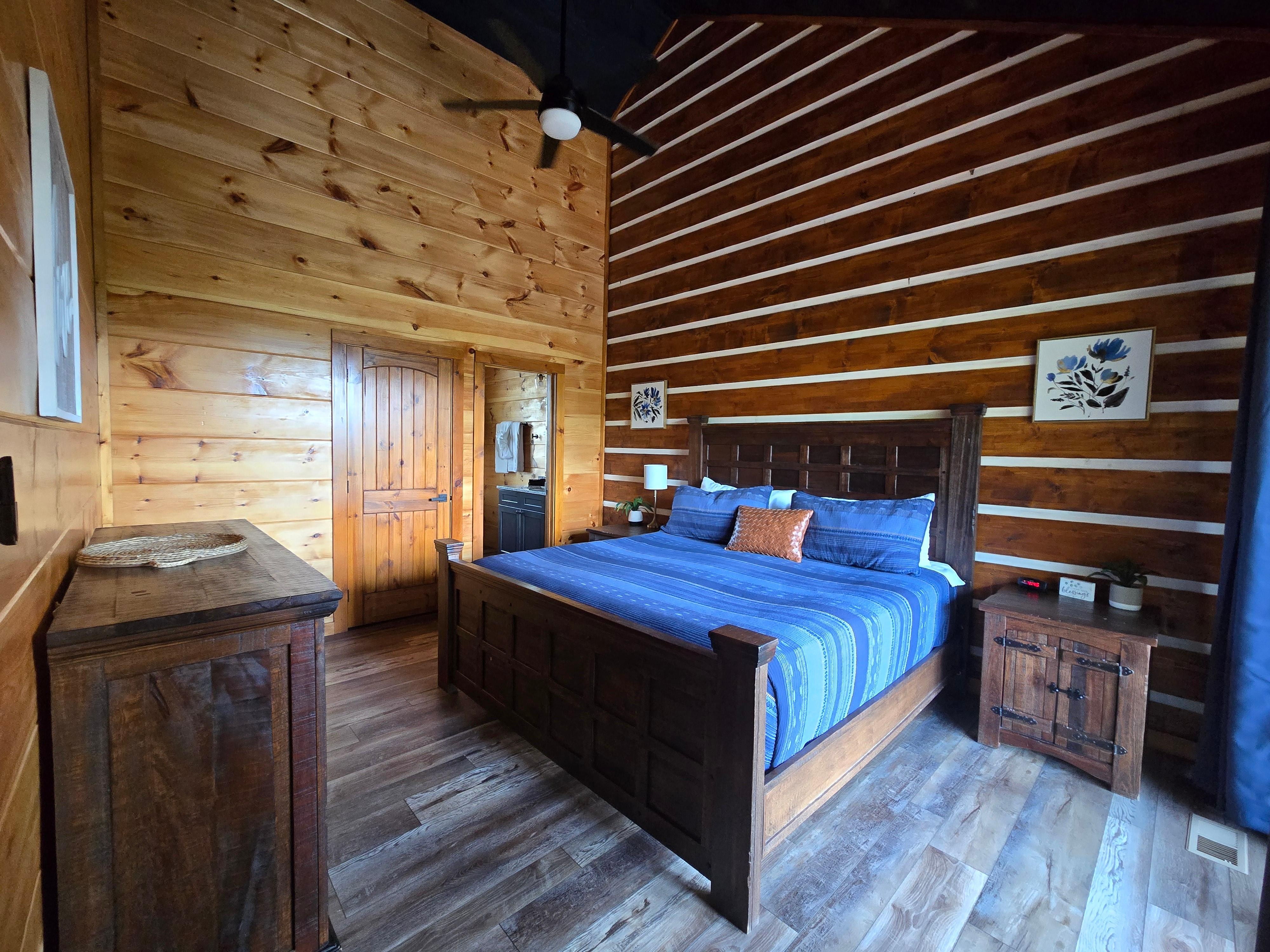 One of the 4 identical bedrooms