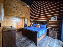 One of the 4 identical bedrooms