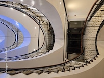 Grand entranceway to some rooms