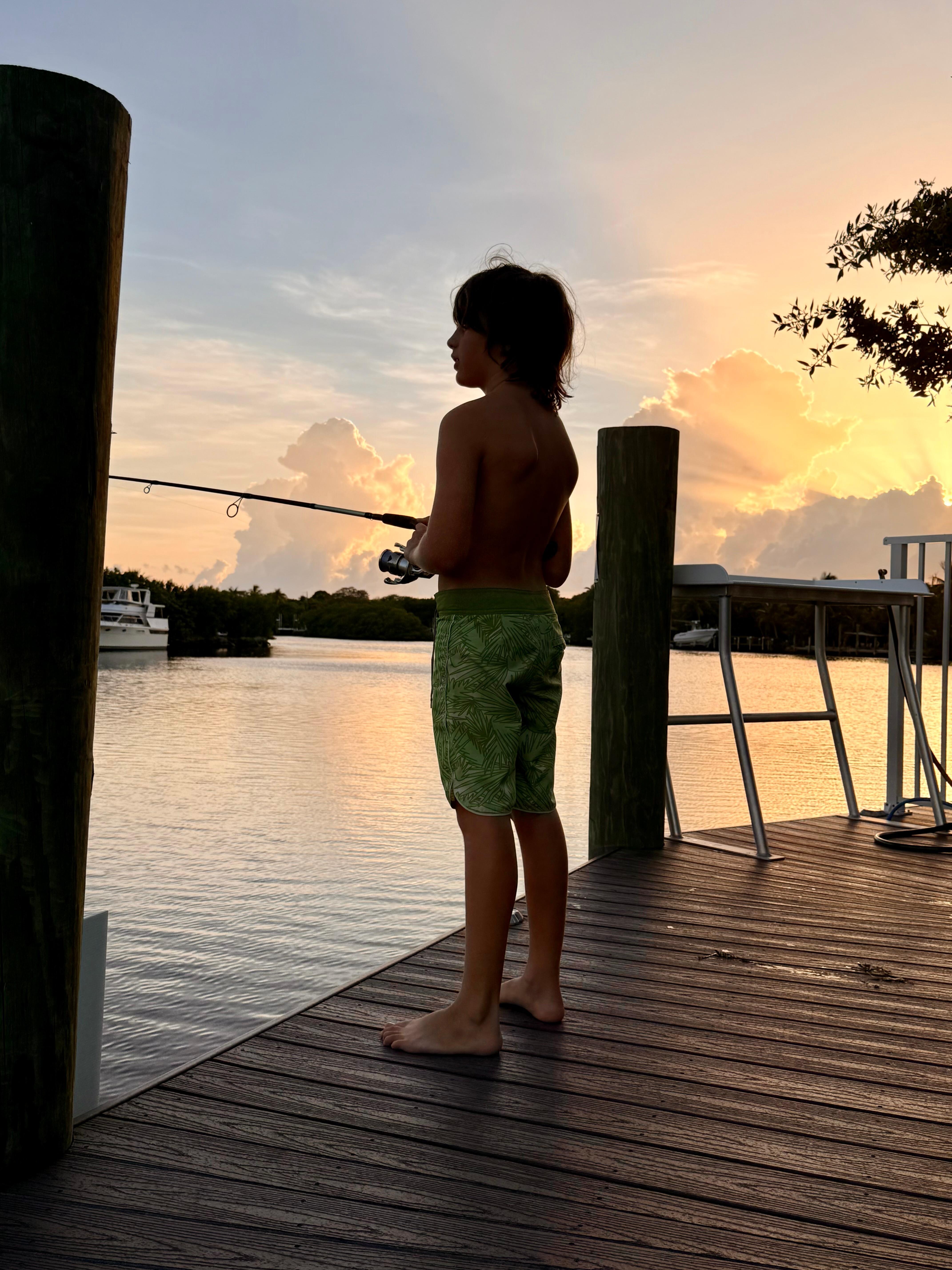 Max could live on this dock. So serene.