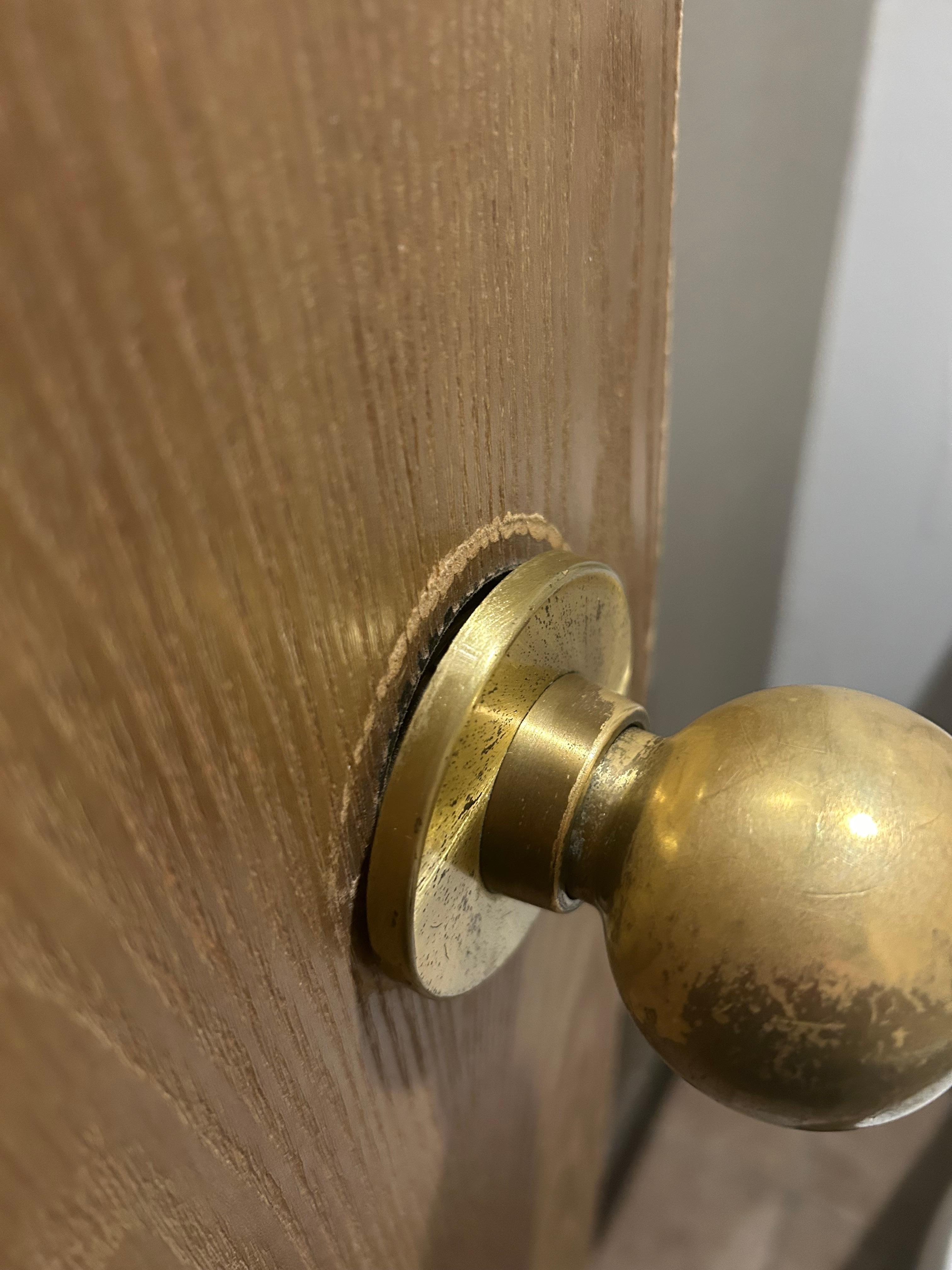 Coming off and warped door didn’t close