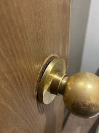 Coming off and warped door didn’t close