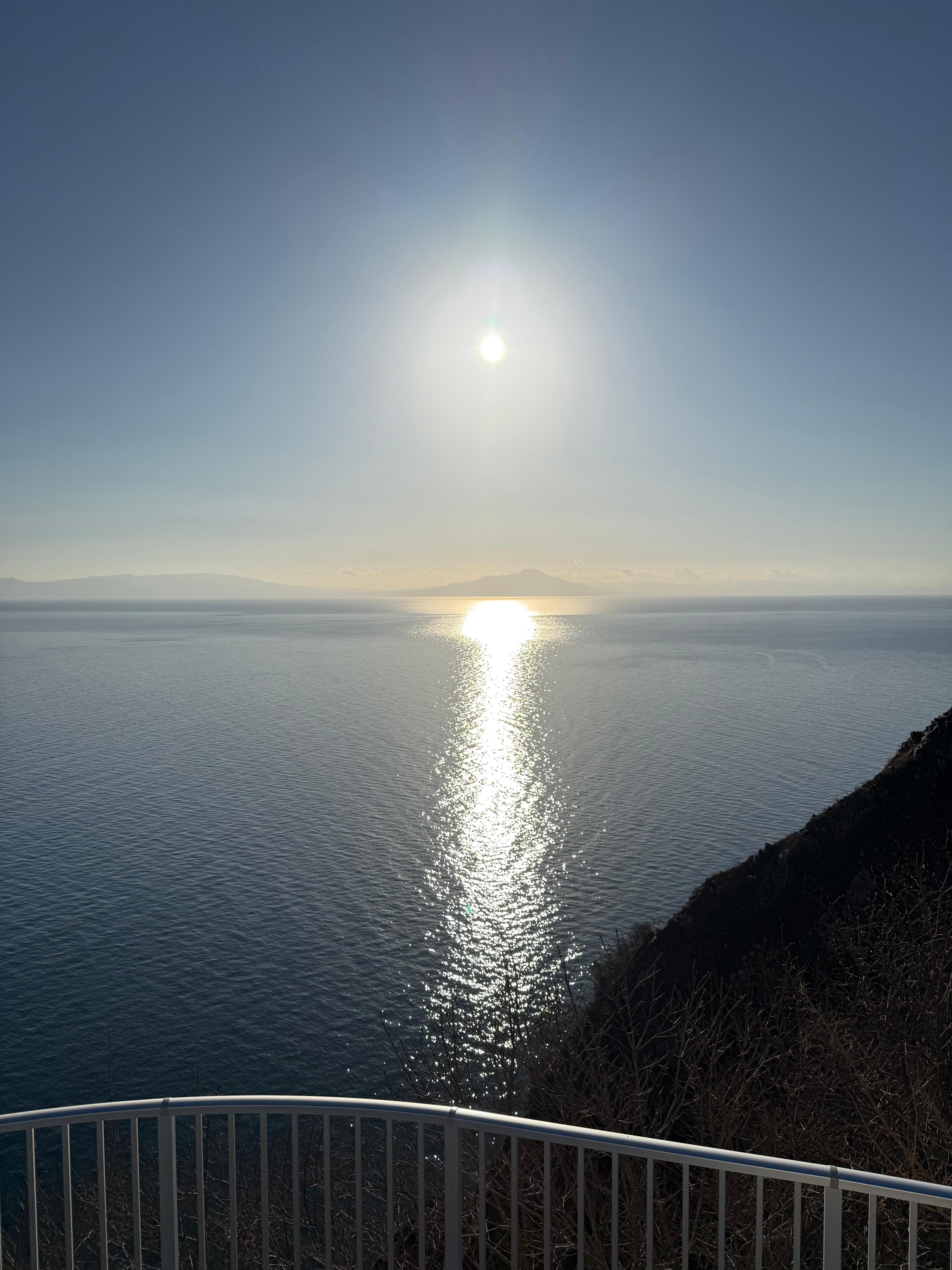 天気が良くとても綺麗でした