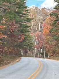 The seasonal changes were beautiful