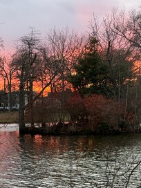Sunset Lake in Asbury