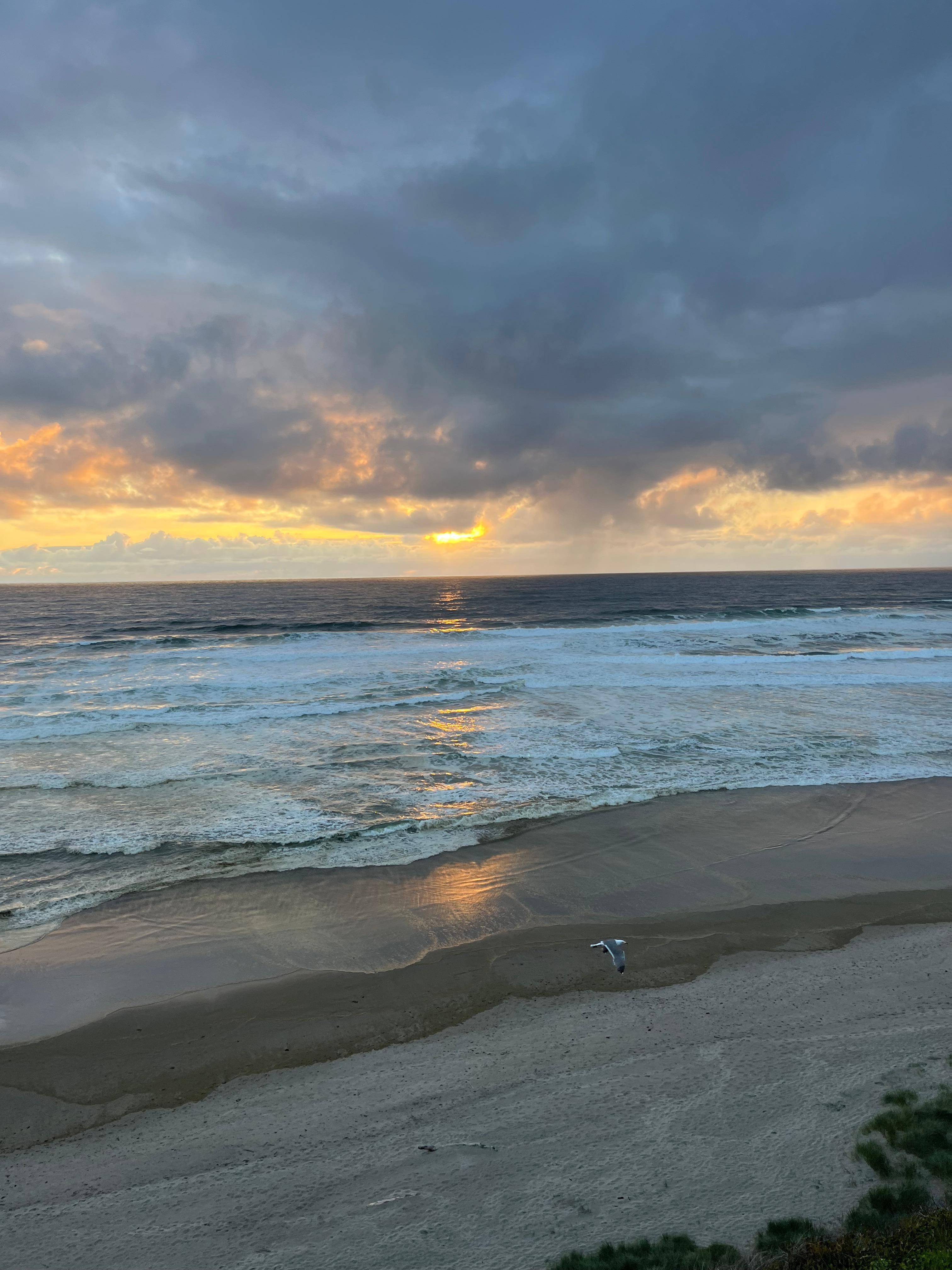 Sunset view from the condo/deck