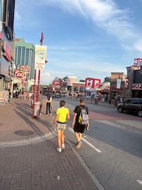 Street outside of hotel