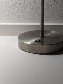 Rust on the lamp base