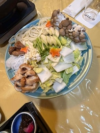 Så även grönsaker som kokades i buljong.