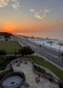 Sunrise from the balcony.
