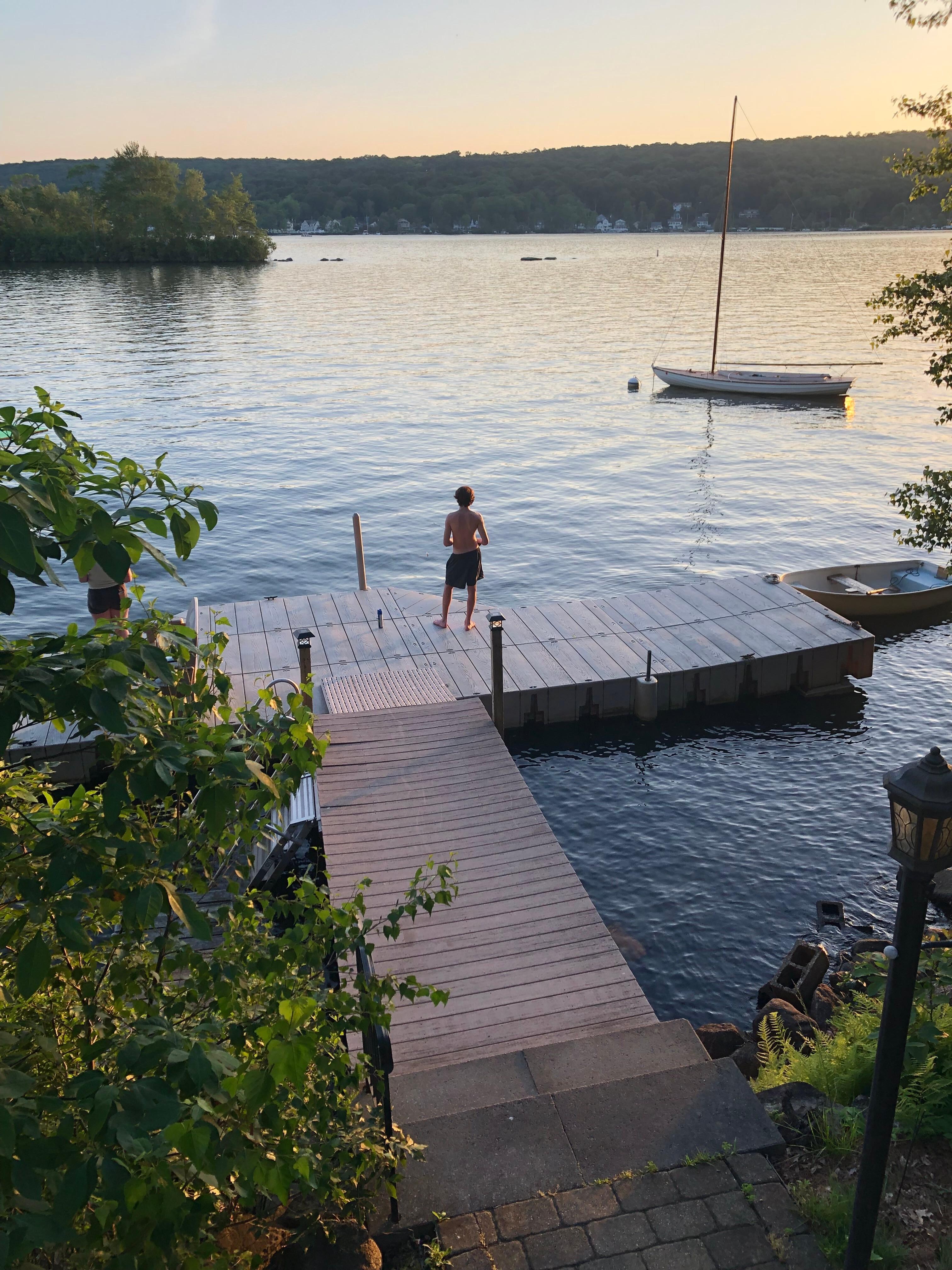Dock fishing 