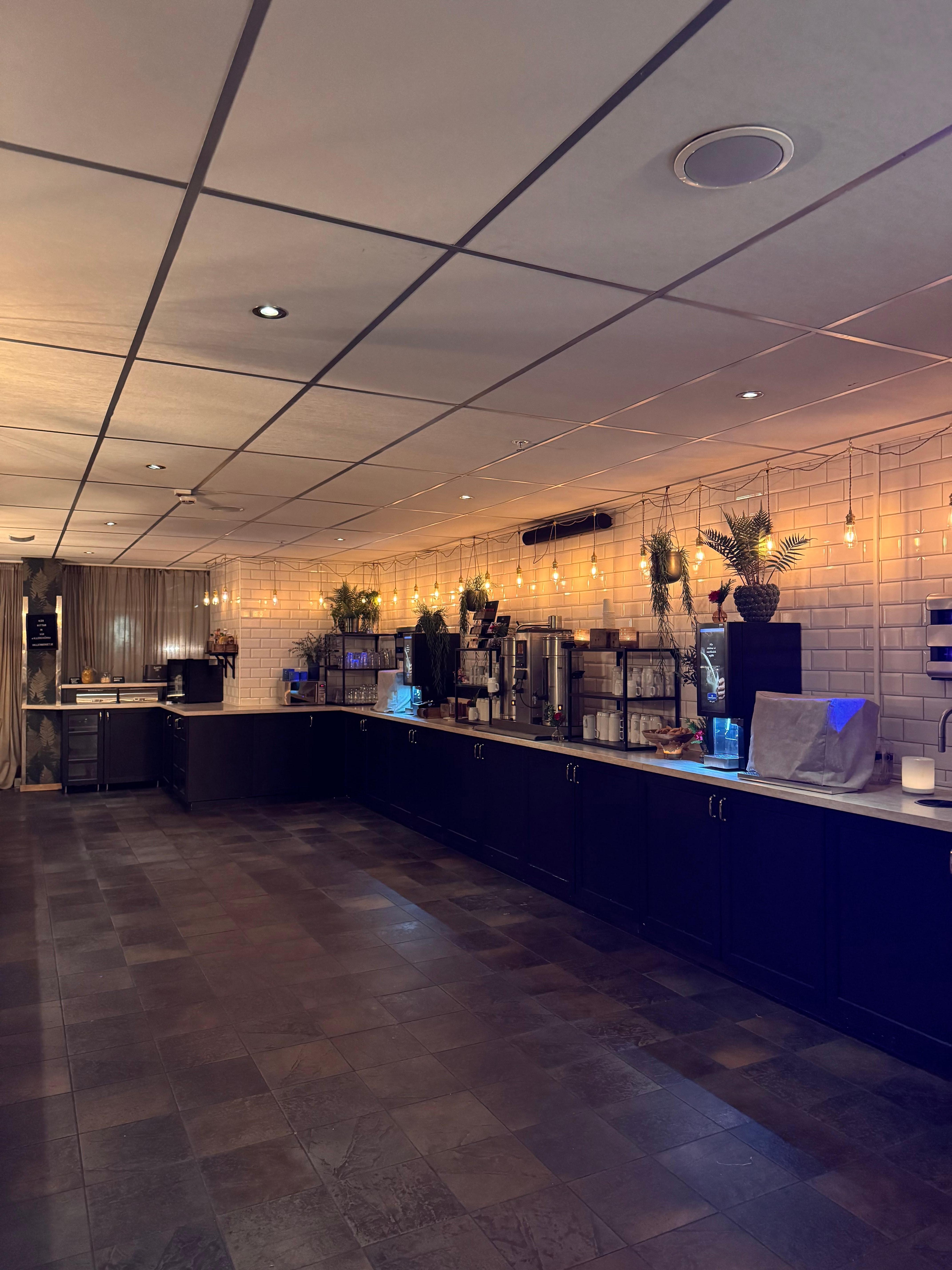 Restaurangen där frukosten serveras 