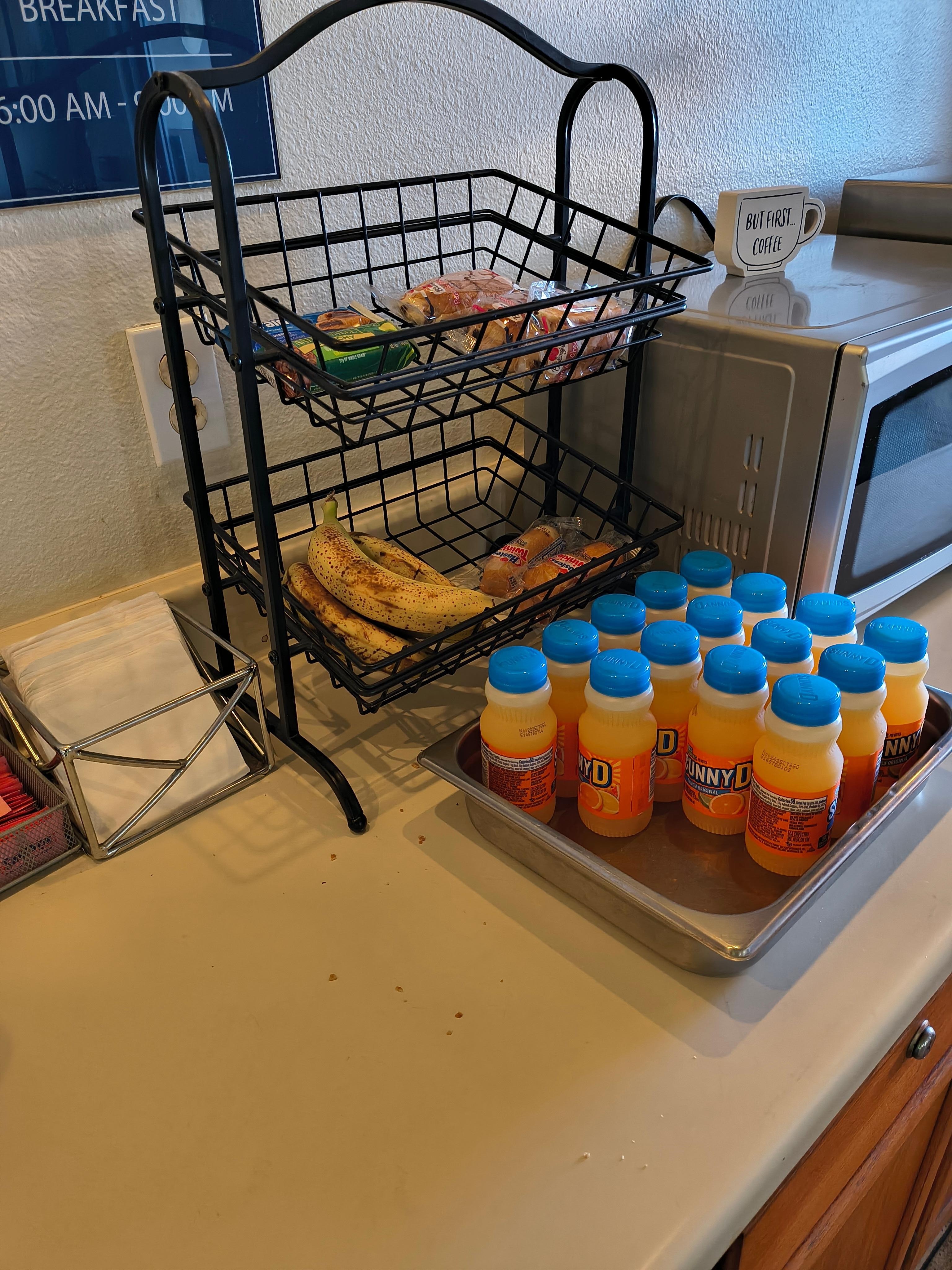 This was the complimentary breakfast