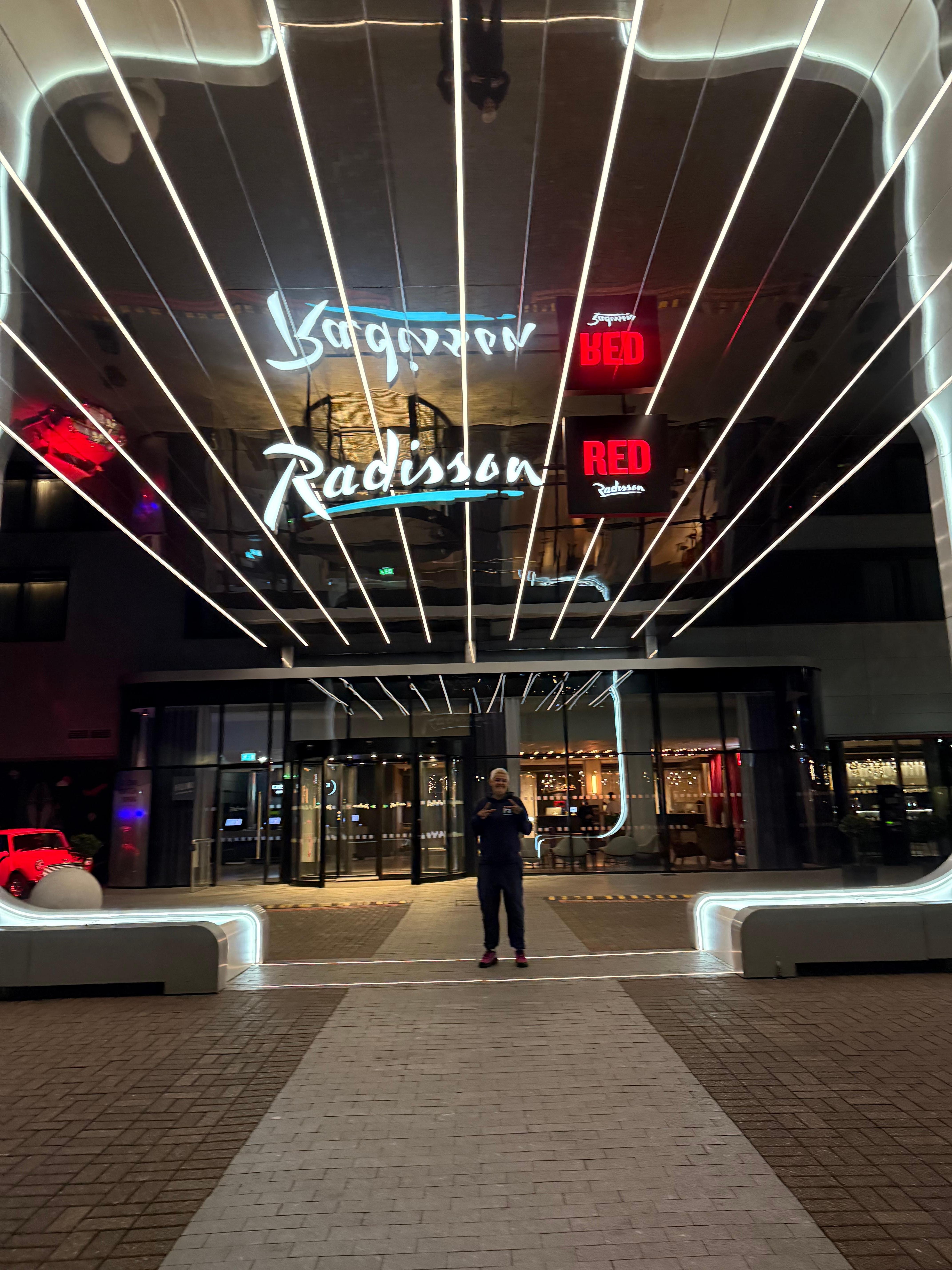The Entrance to Raddison Red 