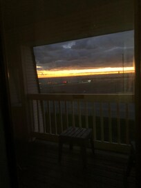 View from hot tub