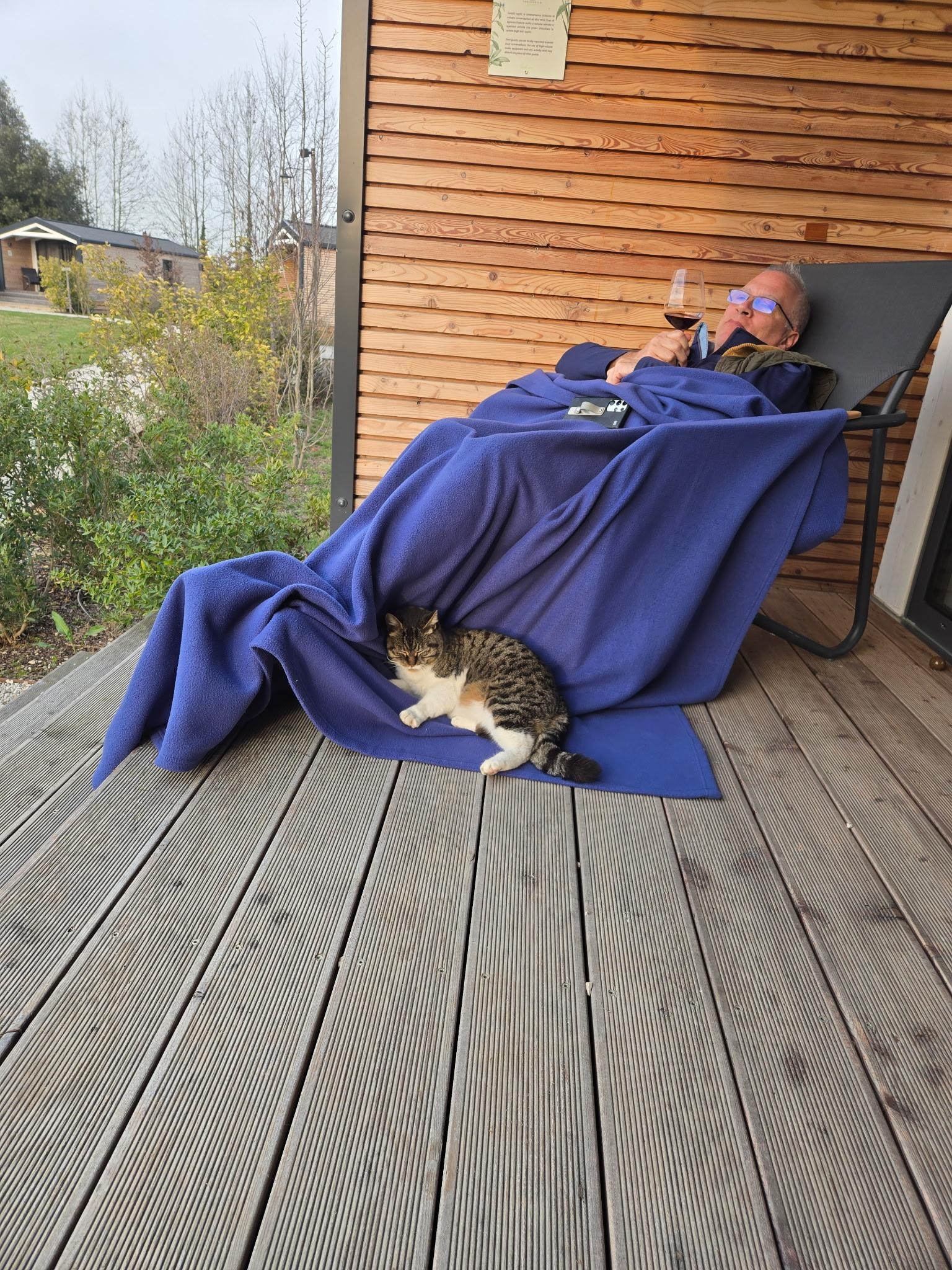 Cece and Steve enjoying a peaceful time. 