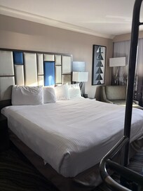 Our king size bed in our suite
