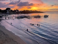 Sunset view from rooms