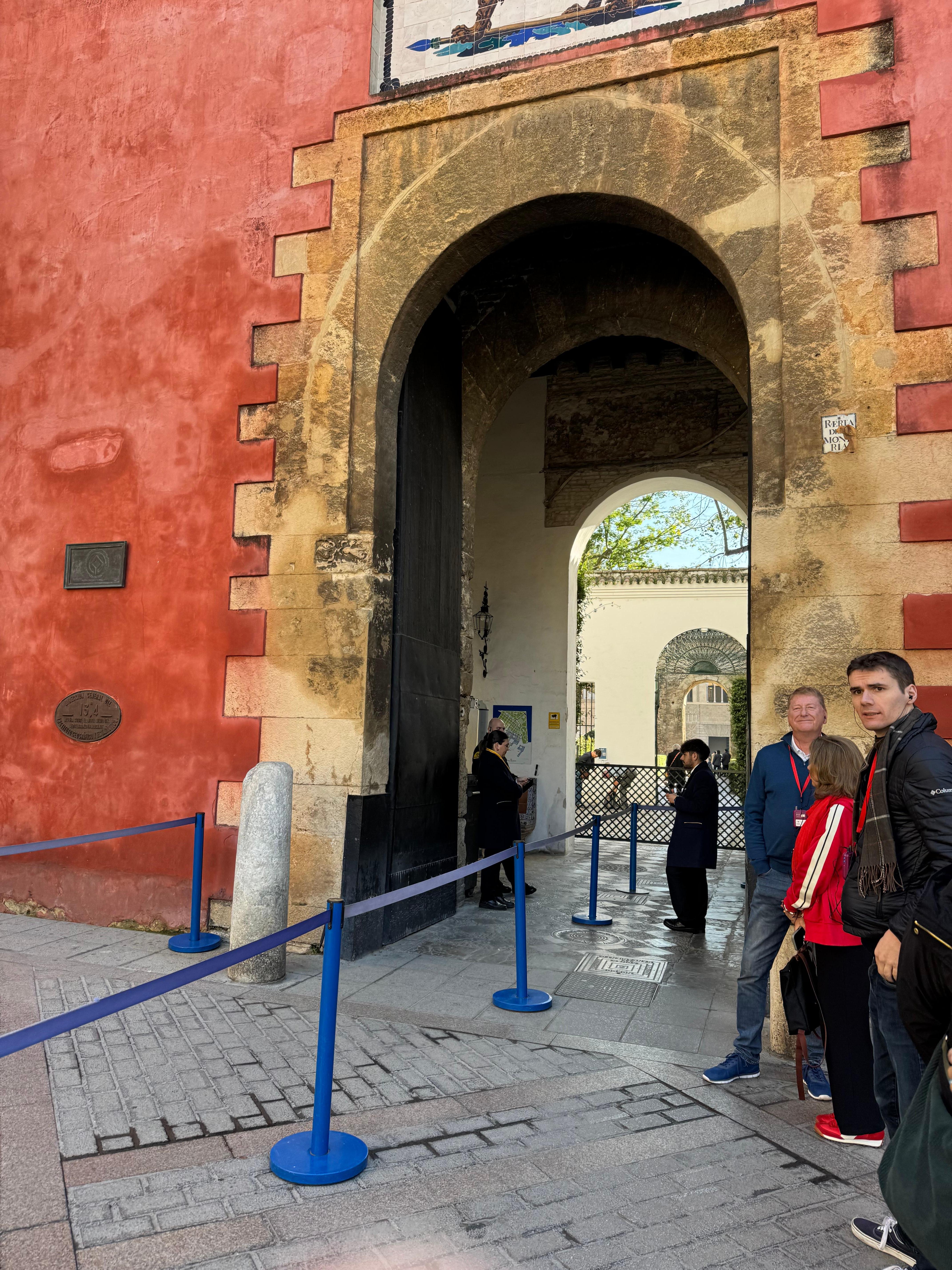 Entrance to palace 
