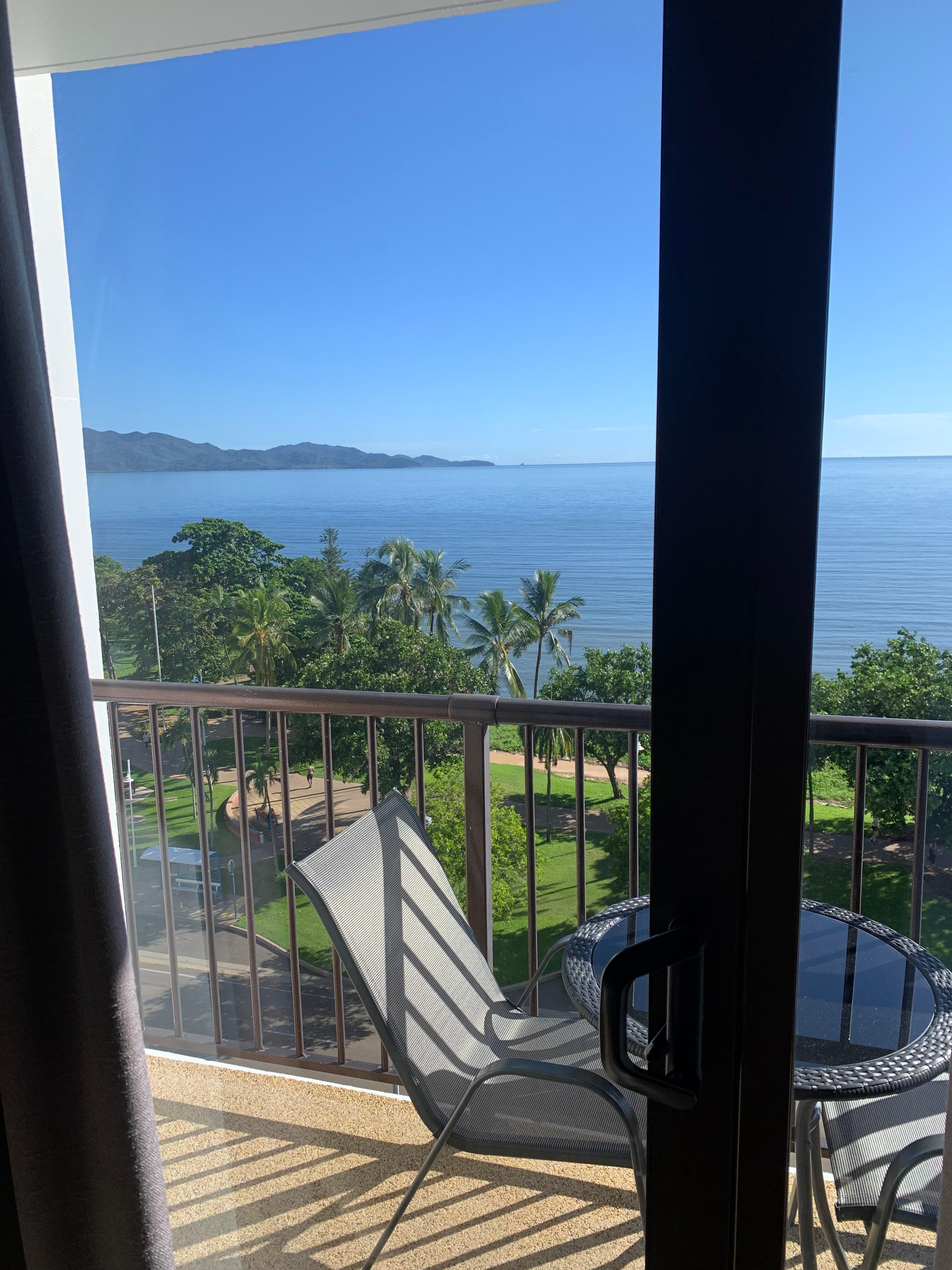 Balcony and view of Magnetic island