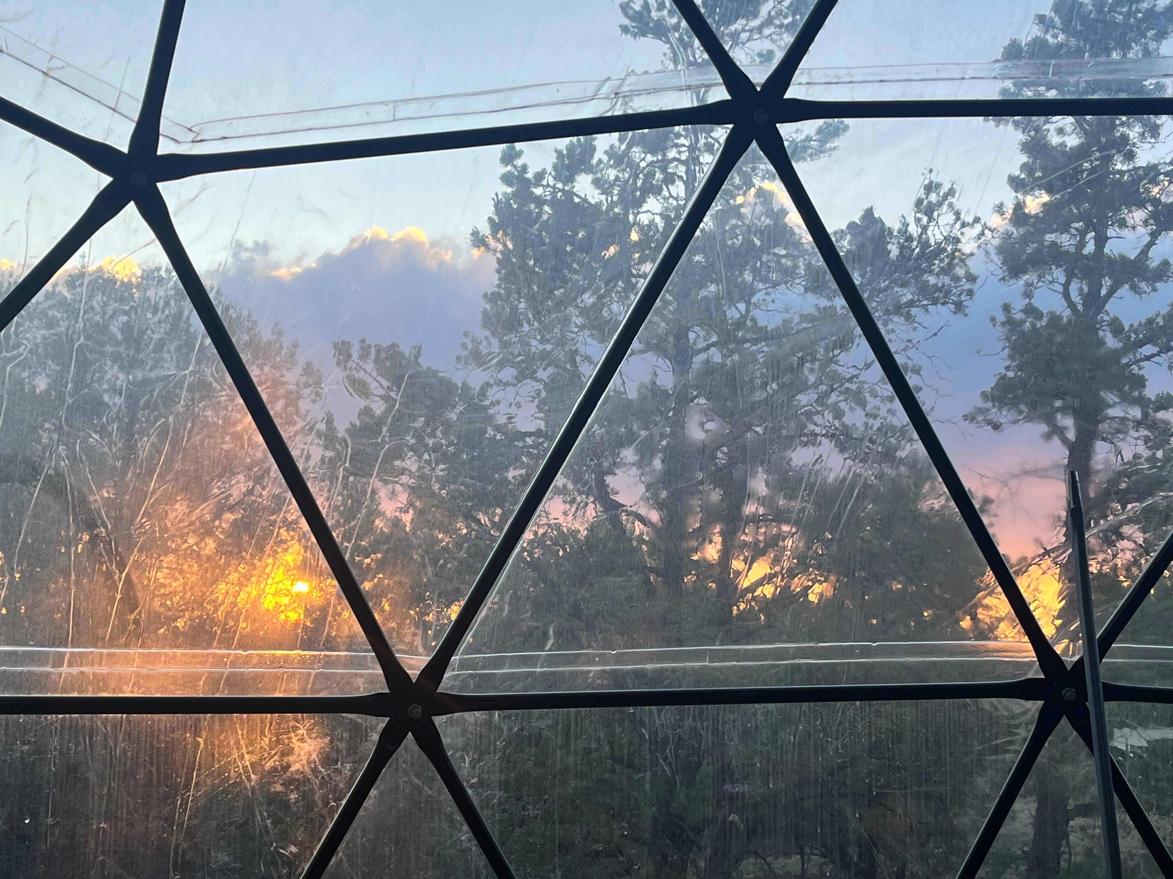 Evenings sunset 