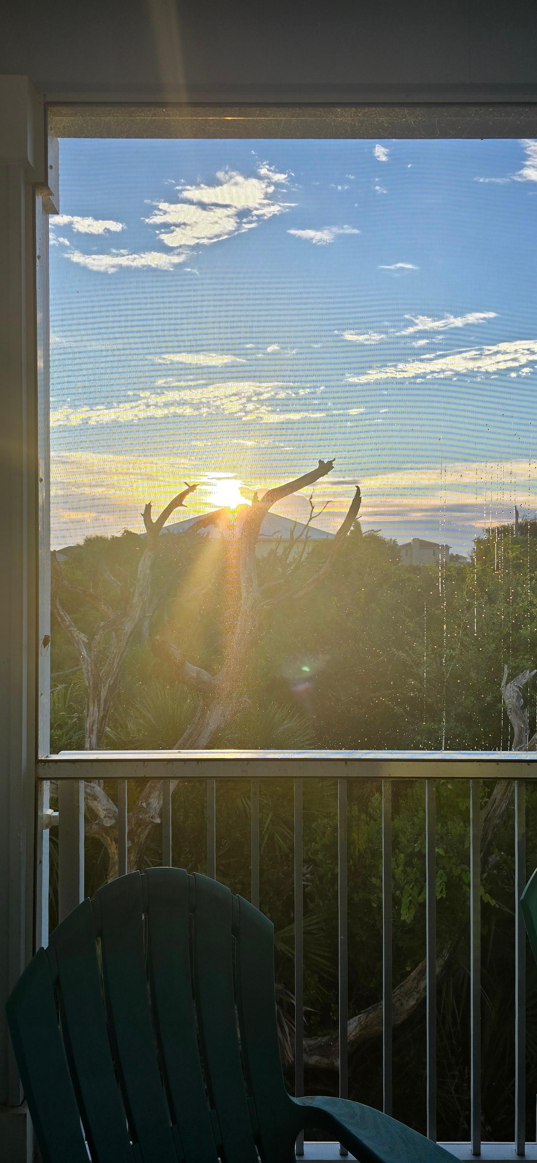 Sunrise our last morning!