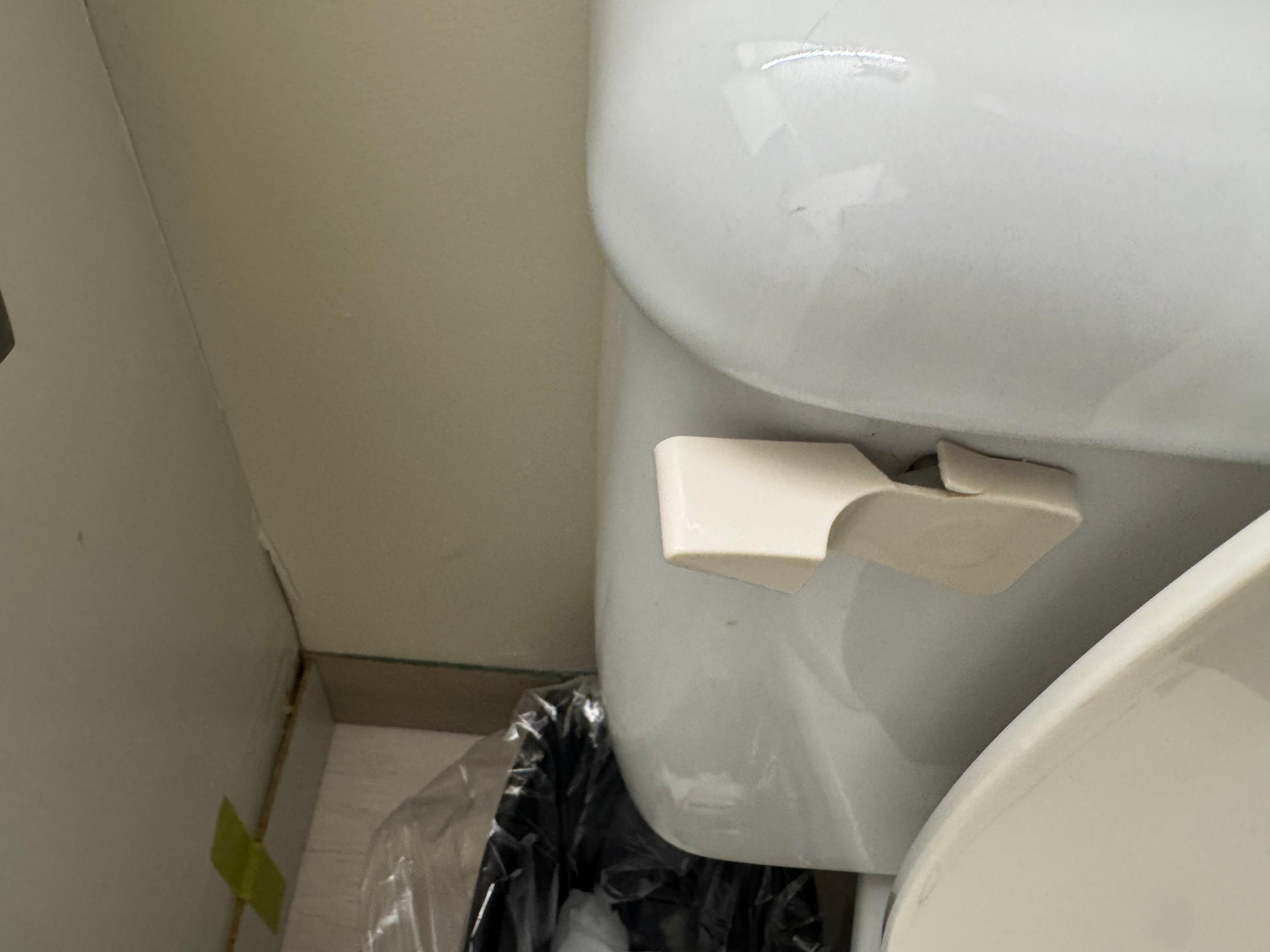 Broken toilet handle