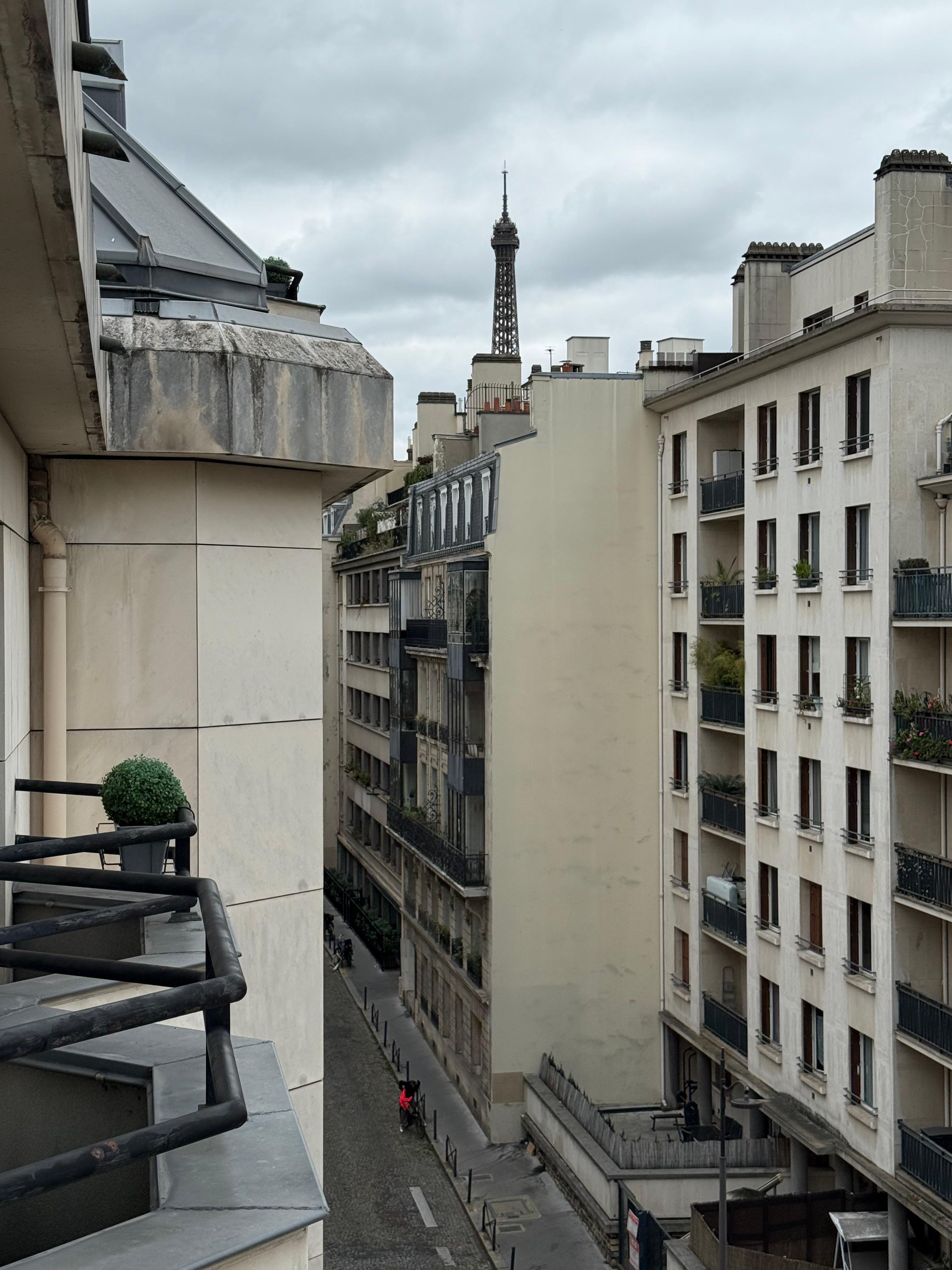 View from the balcony 