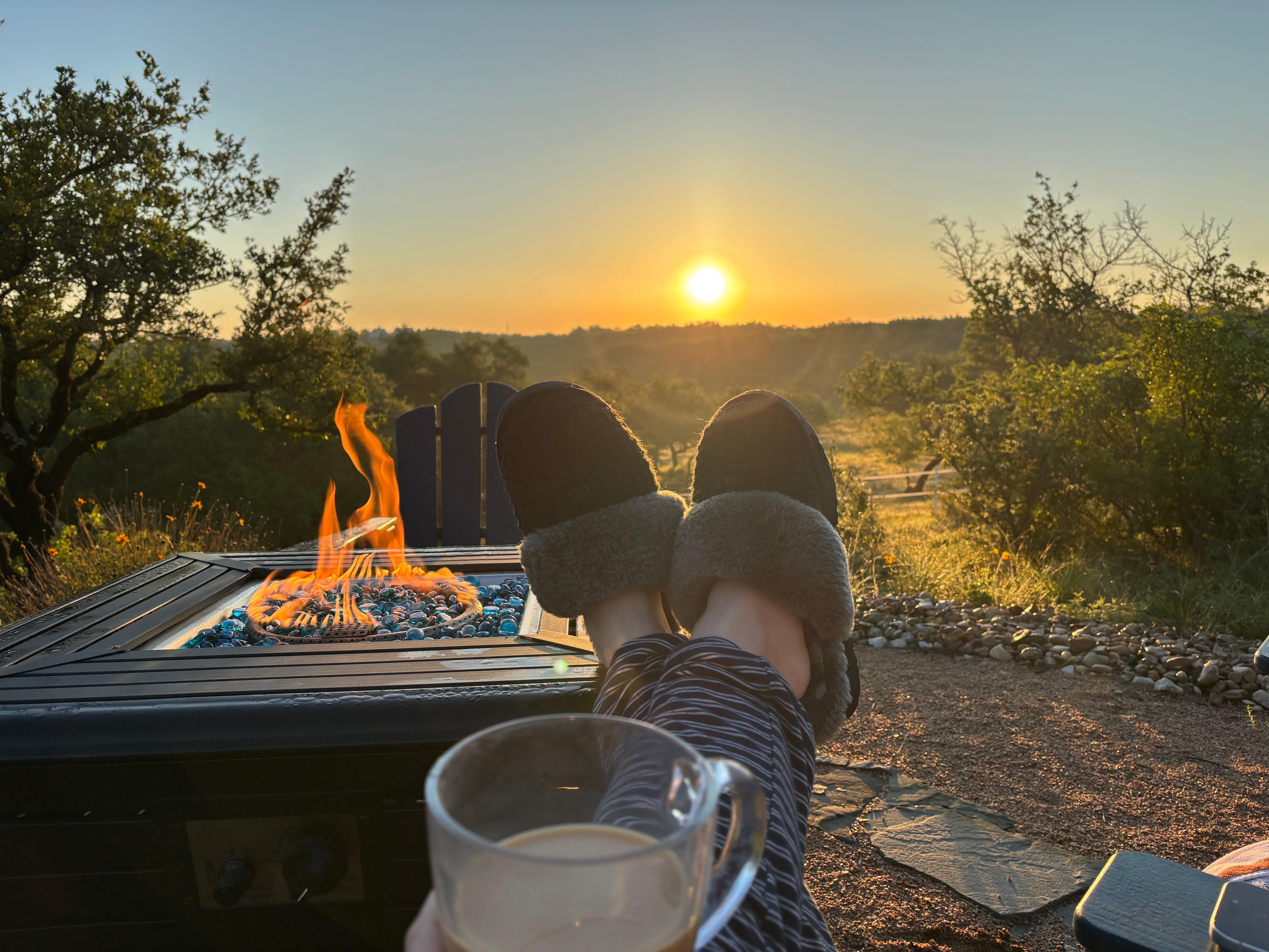 Coffee and sunrise!