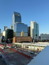 View from the deck towards downtown.