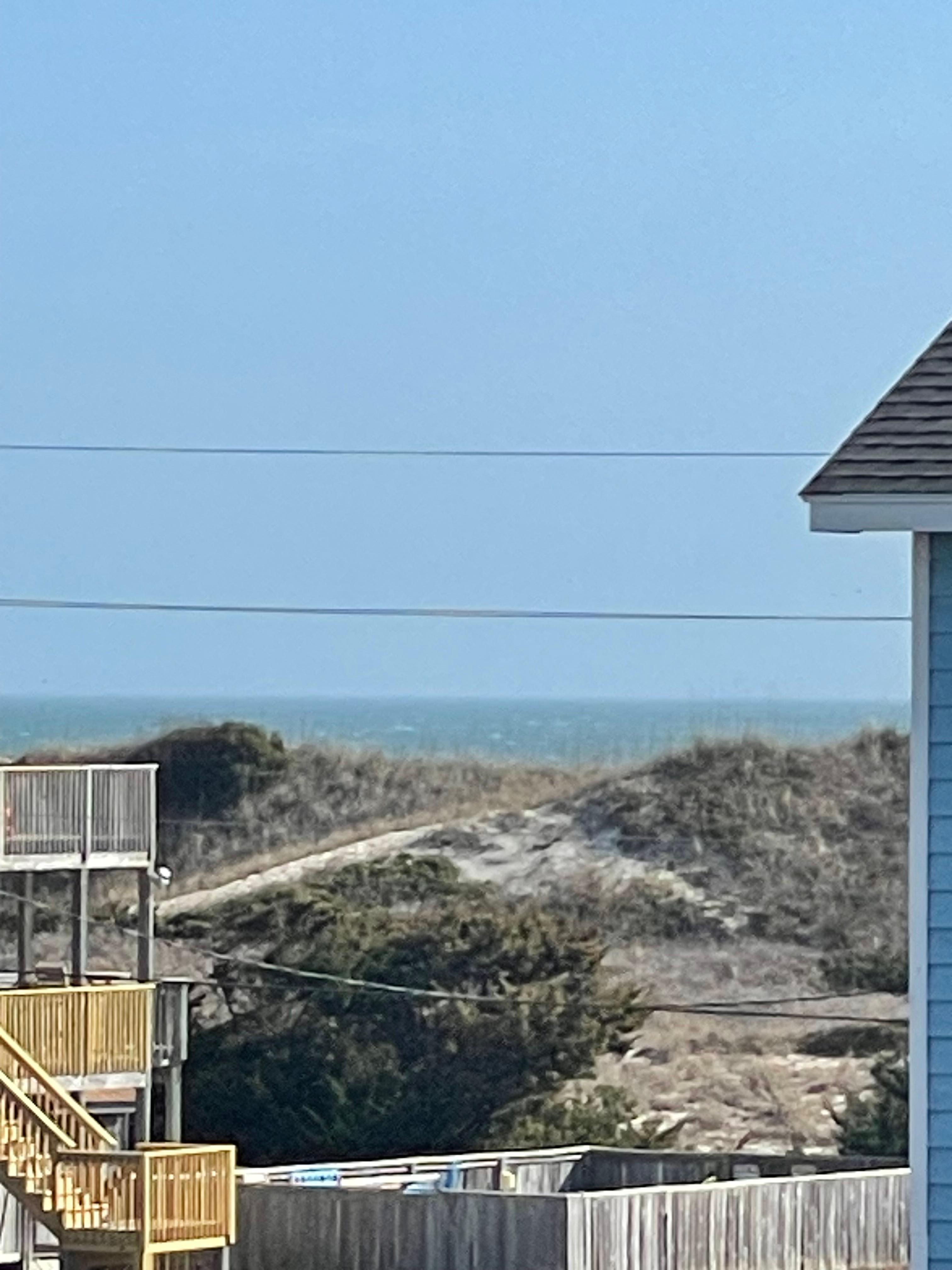 View from top deck. Beautiful sunrises