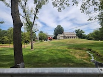 The property from the street.