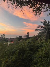 Utsikt fra hotellreastauranten