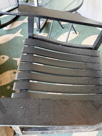 Furniture on front porch