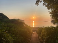 Sunrise from the house
