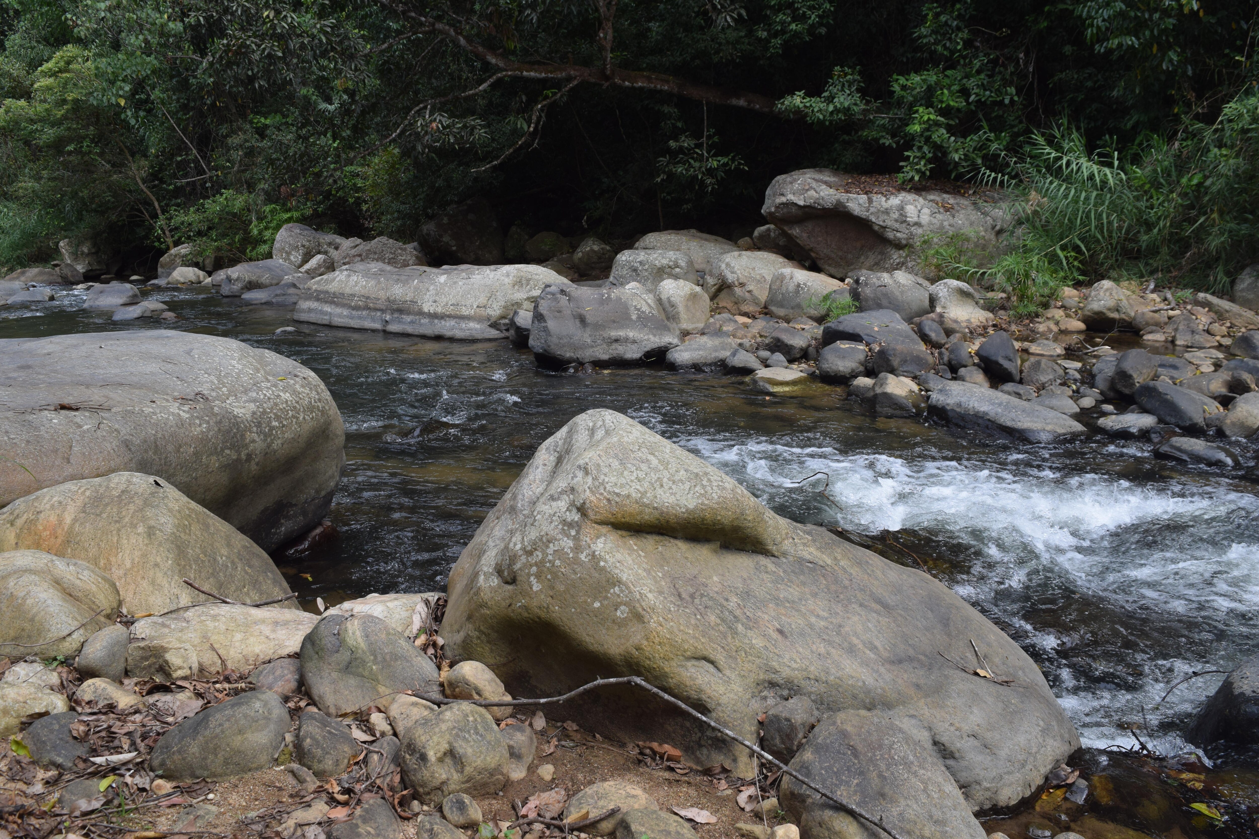 Waterfall below my room