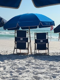 Daily umbrella and two chair rentals