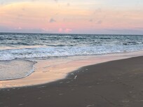 Our spot on the beach.