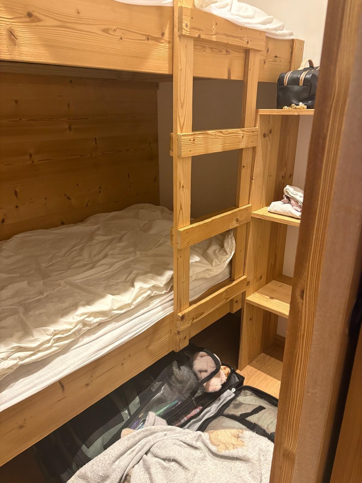 Literally nowhere to store luggage