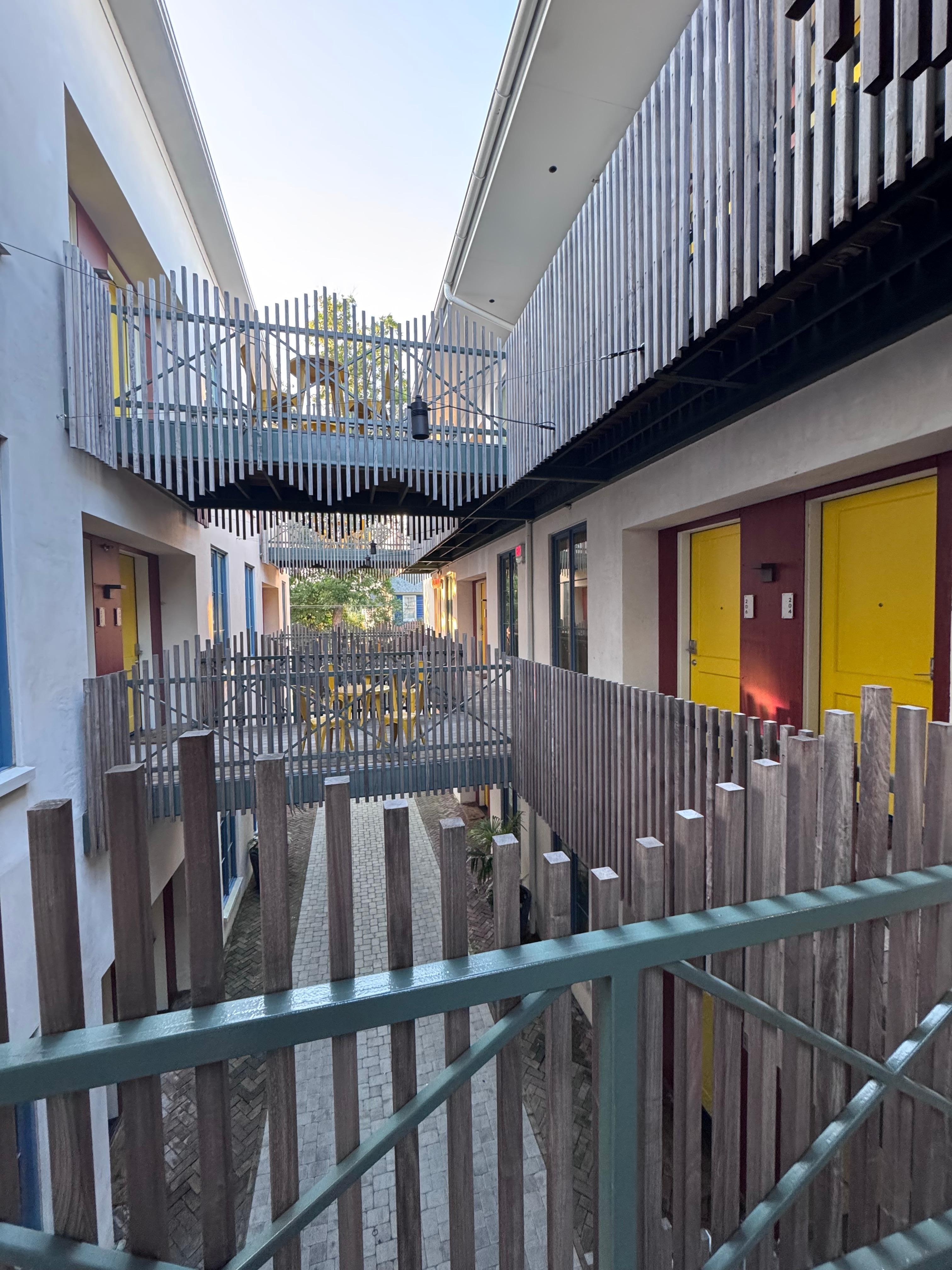 Overview of the gated facility.