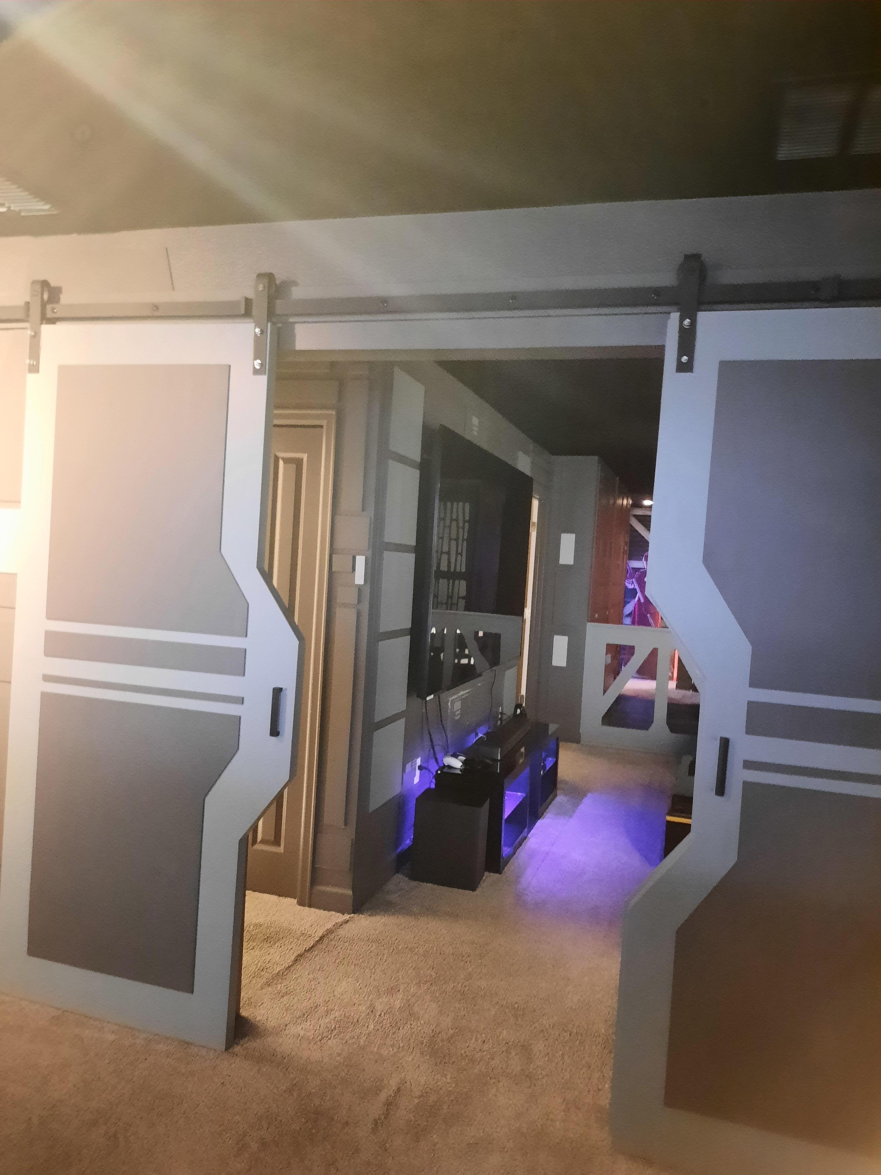 Bedroom connection to theatre