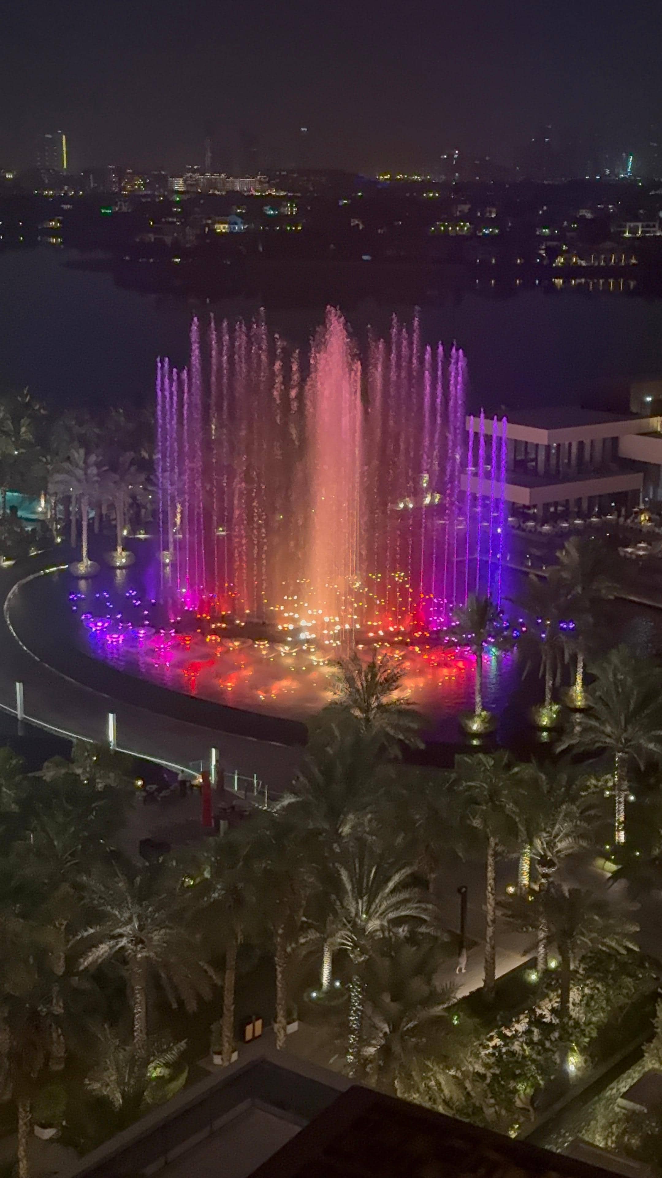 Zimmeraussicht auf die Fontain 