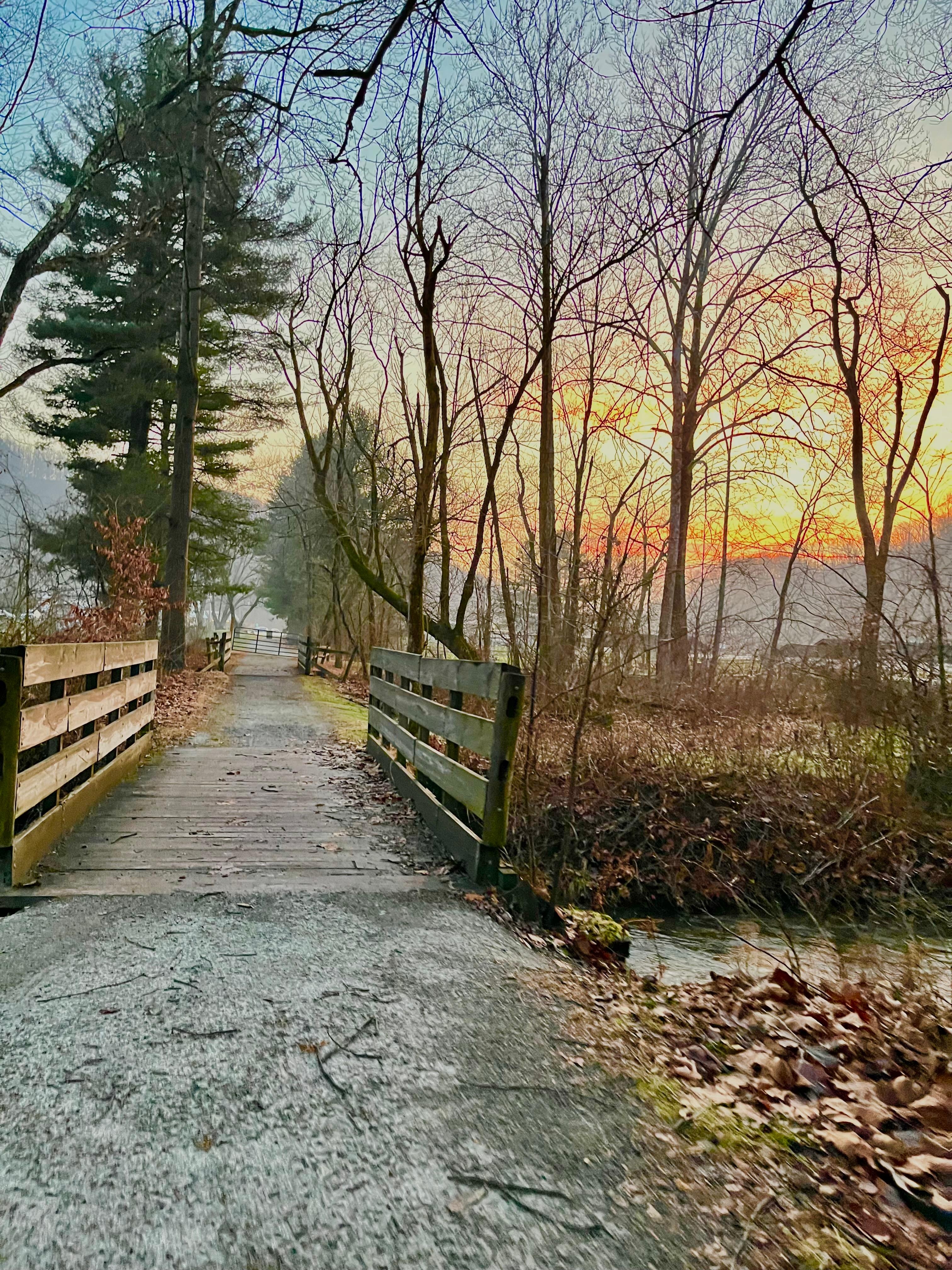 Local hiking trail 
Indian Creek