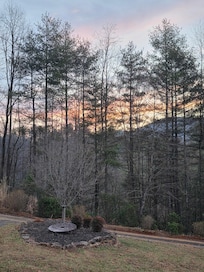 Sunrise sky from the porch