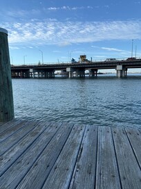 That’s the highway from the end of the pier