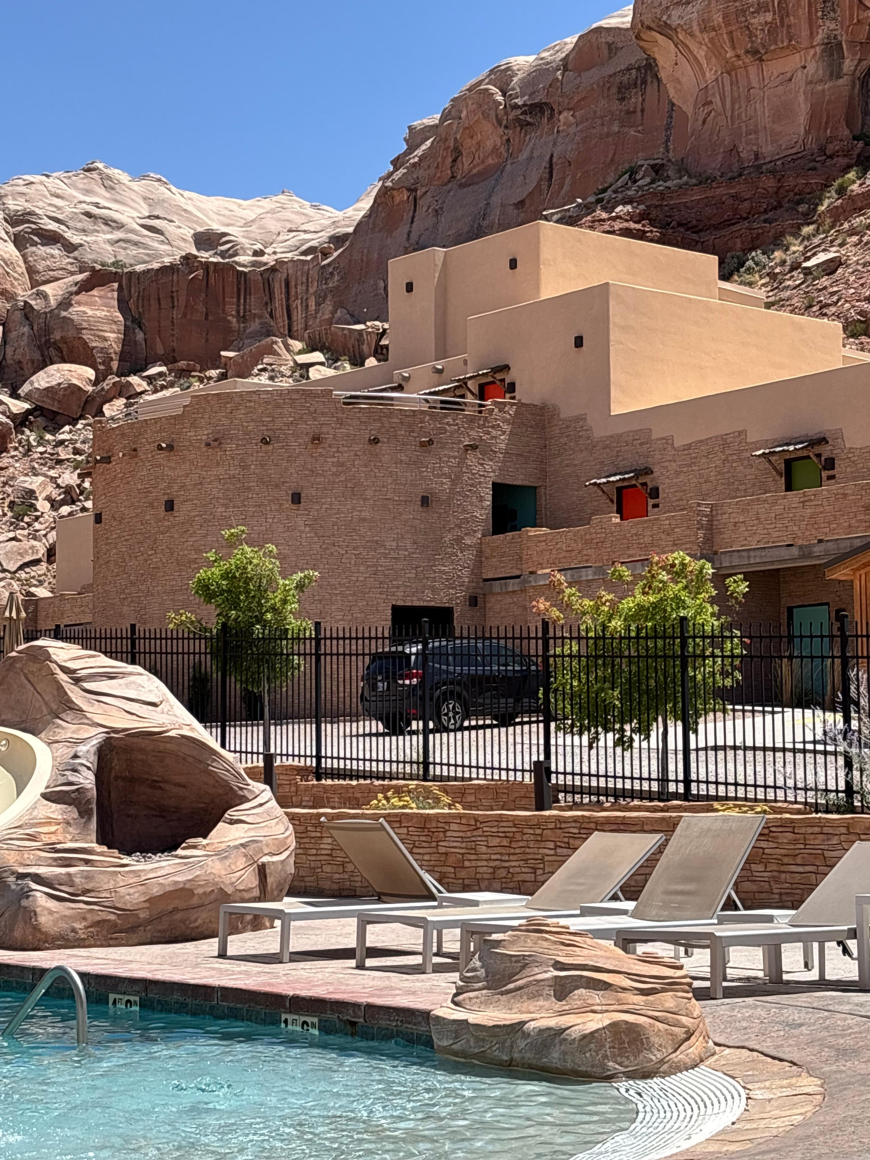 View of the pool